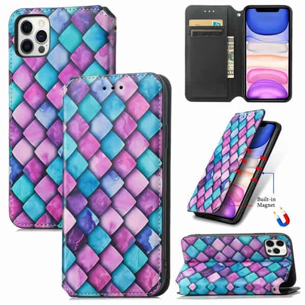 CaseNeo Purple Scales Case Cover For Apple iPhone 11 Pro Max CaseNeo Purple Scales Case Cover For Apple iPhone 11 Pro Max